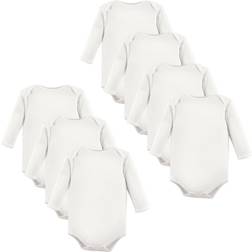 Luvable Friends Long Sleeve Bodysuits 7-pack - White (10138092)