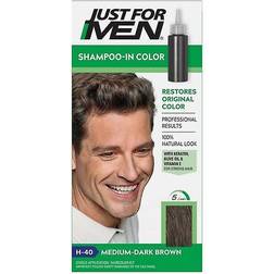 Just For Men Shampoo-In Hair Color, Medium-Dark Brown H-40 False