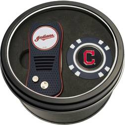 Team Golf Cleveland Indians Switch Chip Tin Set