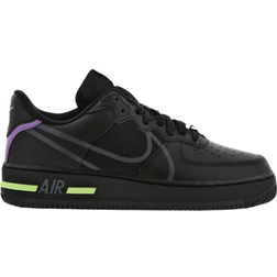 Nike Air Force 1 React M - Black/Violet Star/Barely Volt/Anthracite