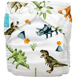 Charlie Banana Reusable Cloth Diaper with Fleece Dinosaurs