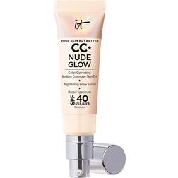 IT Cosmetics CC+ Nude Glow Lightweight Foundation + Glow Serum SPF40 Fair Ivory