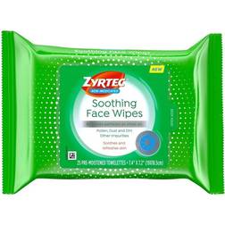 Zyrtec Soothing Non-Medicated Face Wipes 25 ct False