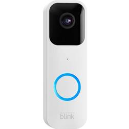 Amazon Blink Video Doorbell Battery or Wired Smart Wi-Fi HD Video Doorbell Camera in White