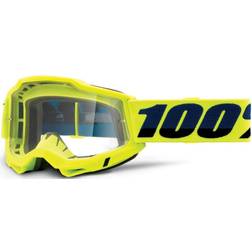 100% Accuri II Motocross Goggles, yellow, yellow, Size One Size