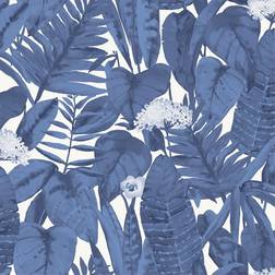 Tempaper Tropical Blue Raspberry Peel and Stick Wallpaper