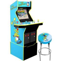 ARCADE The Simpsons Home Arcade with Riser and Stool