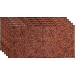 Fasade Border Fill 2'x4' Glue Up Ceiling Tile Moonstone Copper 5pk