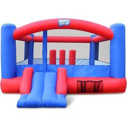 Sunny & Fun Inflatable Bouncy Castle with Built in Posts