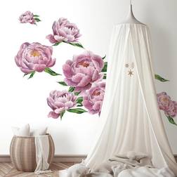 RoomMates Large Peony Peel and Stick Giant Wall Decal