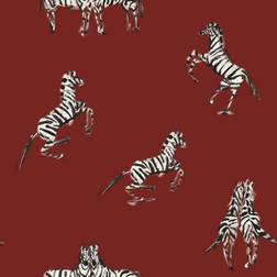 Tempaper Zebras In Love Wallpaper
