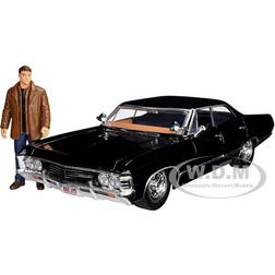 Jada 1:24 '67 Chevy Impala with Dean from Supernatural Black/Yellow/Gray One-Size