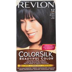 Revlon Colorsilk Beautiful Color Hair Color 12 Naturl Blue Black