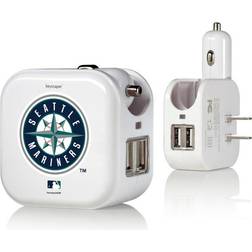 Strategic Printing Seattle Mariners 2-In-1 USB Charger