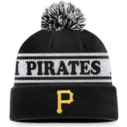 Fanatics Pittsburgh Pirates Sport Resort Cuffed Knit Hat with Pom Beanies