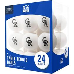 Victory Tailgate Colorado Rockies Logo Table Tennis Balls 24Pcs