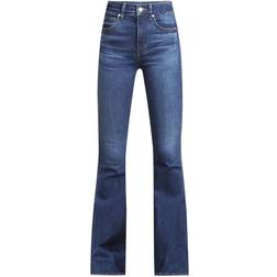 Veronica Beard Beverly Skinny Flare Jeans - Bright Blue