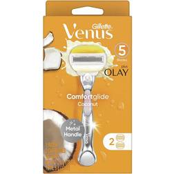 Gillette Venus Comfortglide Coconut with Olay + 2 Cartridges