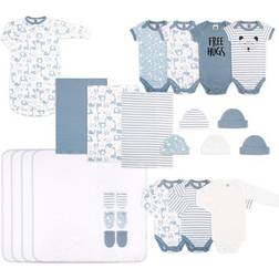 The Peanutshell Newborn Baby Layette Gift Set 23-pack - Blue