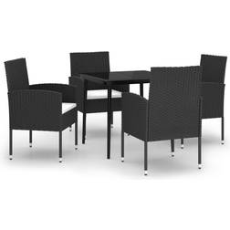 vidaXL 3099620 Patio Dining Set, 1 Table incl. 4 Chairs