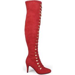 Journee Collection Trill Medium Calf - Red