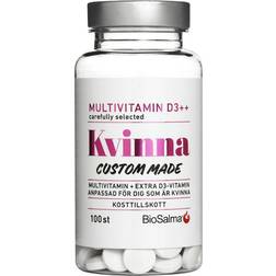 BioSalma Multivitamin D3++ Kvinna 100 st