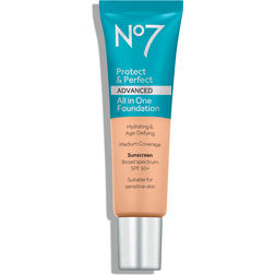 No7 Protect & Perfect ADVANCED All in One Foundation 11 Toffee