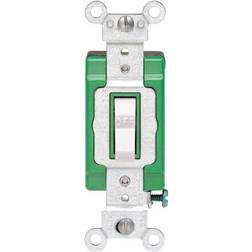Leviton 03032-2WS 30amp White Industrial Grade Switch