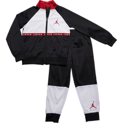 Nike Toddler's Jordan Jumpman Air Blocked Tricot Set - Black/White/Red