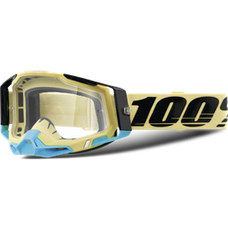 100% 100 Percent Racecraft 2 Airblast Goggles Tan Black/Clear