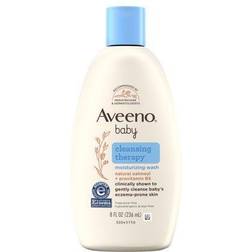 Aveeno Baby Cleansing Therapy Moisturizing Wash Fragrance Free 8fl oz