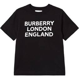 Burberry Logo Cotton T-shirt - Black