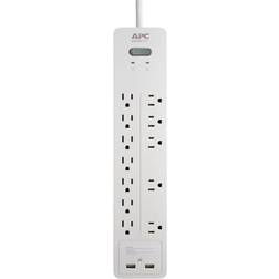 Schneider Electric 12-Outlet Power Strip Surge Protector, White