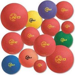 Champion Sports s Playground Ball Set, Multi-Size/Multicolor, 12/Set