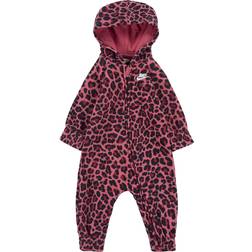 Nike Girl's Infant Full-Zip Hooded Coverall - Archaeo Pink (06I282-A3Q)