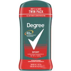 Degree Sport Original Antiperspirant Lemon & Bergamot Orange Deo Stick 76g 2-pack 2-pack