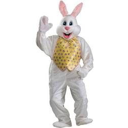 Rubies Adult Easter Deluxe Bunny Costume with Mascot Head
