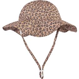 Hudson Baby Sun Protection Hat - Brown Leopard (10357466)