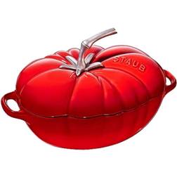 Staub Tomato Cocotte with lid 0.874 gal