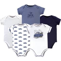Touched By Nature Organic Cotton Bodysuits, Truck, 5-Pack (10166921)
