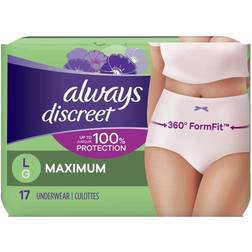 Always Discreet Protection Underwear Maximum Large 17-pack 17-pack