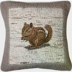 Donna Sharp Birch Forest Chipmunk Complete Decoration Pillows Gray (45.72x45.72)