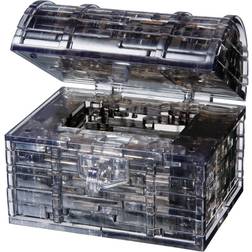 Bepuzzled 3D Crystal Puzzle Black Treasure Chest