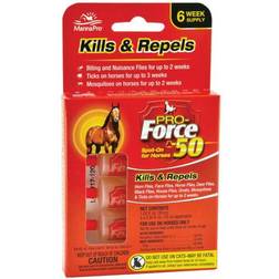 Force 50 Spot On for Horses 6 Week Supply Kills & Repels Flies Ticks