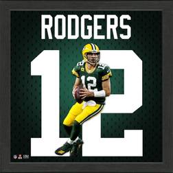 Highland Mint Green Bay Packers Aaron Rodgers Jersey Number Photo Frame