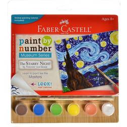 Faber-Castell Paint By Number Museum Series-The Starry Night Adult Art Set