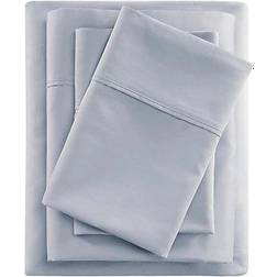 Beautyrest 600 Thread Count Bed Sheet Blue (259.08x228.6cm)
