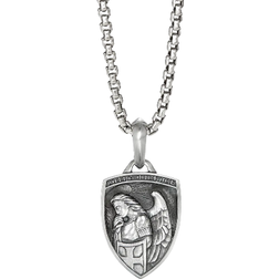 David Yurman St. Michael Amulet - Silver/Diamonds