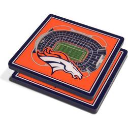 YouTheFan Orange Denver Broncos 3D StadiumViews Coaster