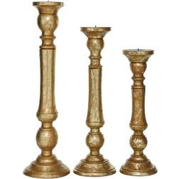 Traditional Holder, Set of 3 Gold-Tone
